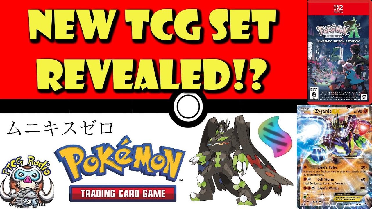 Мега Зайгард появится в ККИ Покемон! Новый набор легенд ZA! Нихил Зеро! (Новости ККИ Покемон)