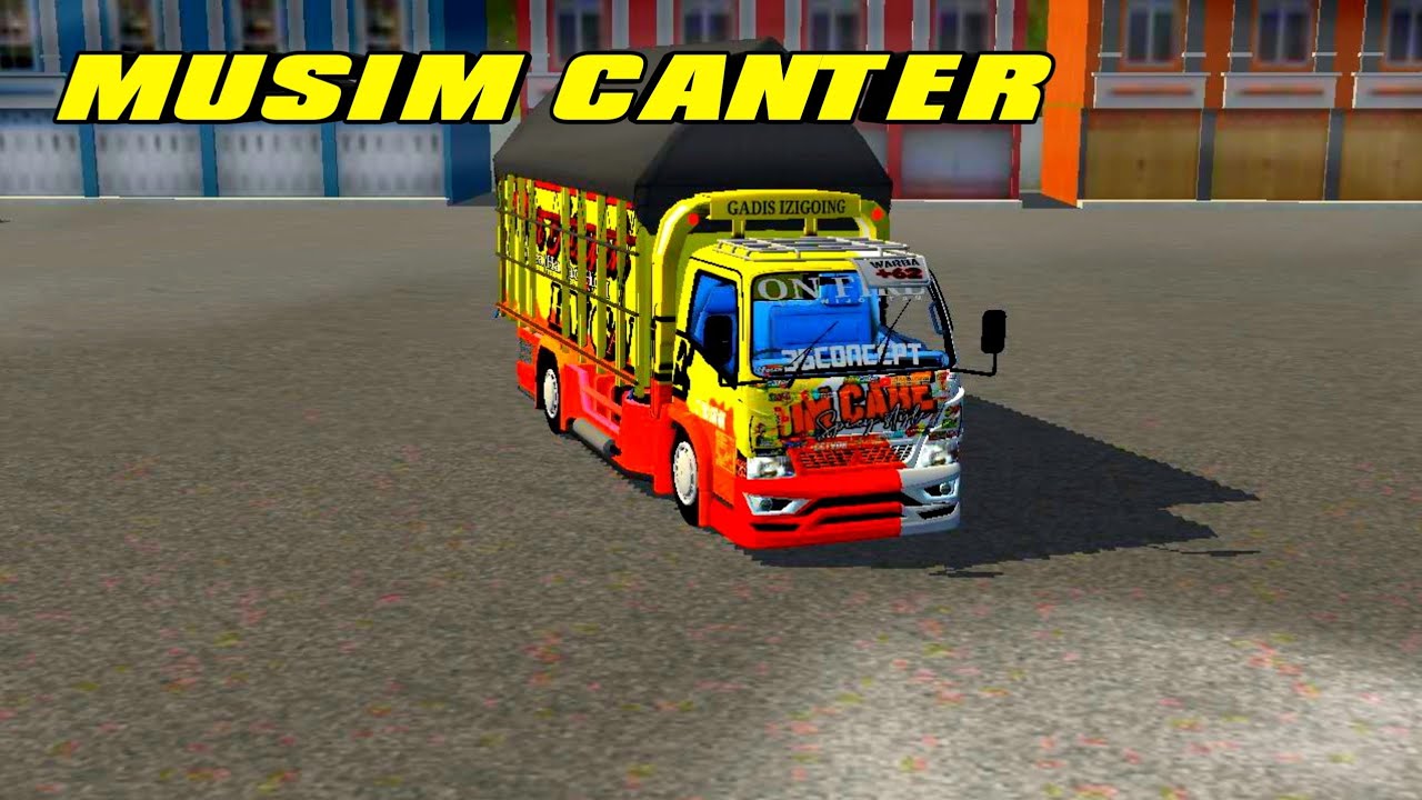  MOD  CANTER HM CABE  FULL STROBO MOD  BUSSID TERBARU  YouTube