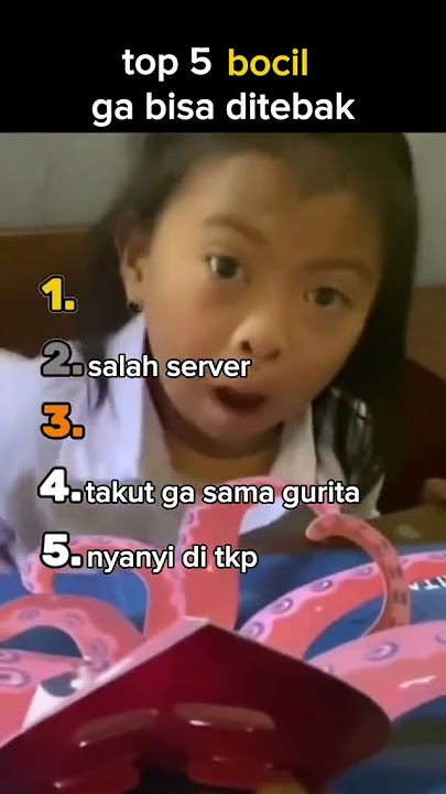 top 5 bocil ga bisa ditebak #shorts #memes #top5memes #bocil #ngakak #lucu #ngakakabis #subscribe