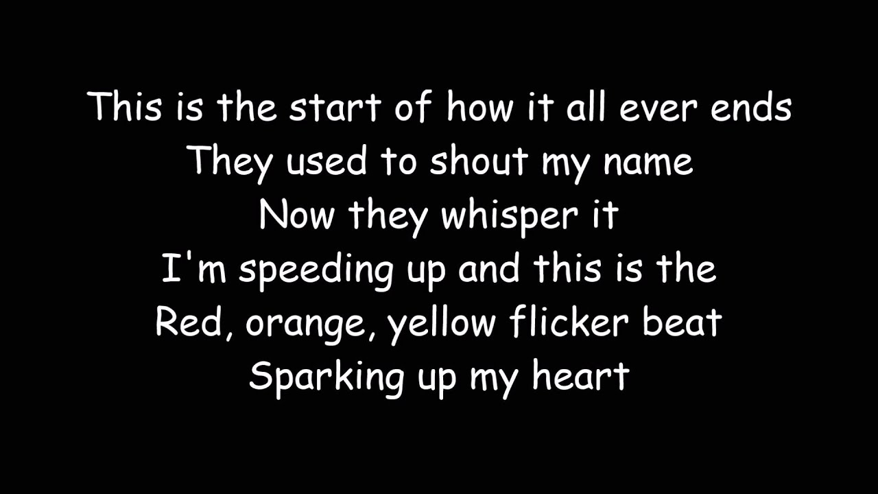 Yellow Flicker Beat - Lorde (Lyric Video) - YouTube