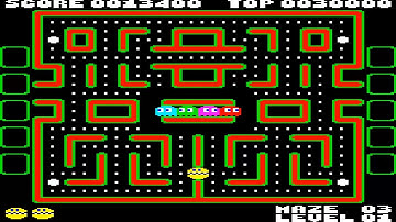 SNACKER ~ PACMAN PAC MAN CLONE FROM ACORN SOFT  FOR BBC MICRO PROTON IN PANTHEON Bostjan Grandovec