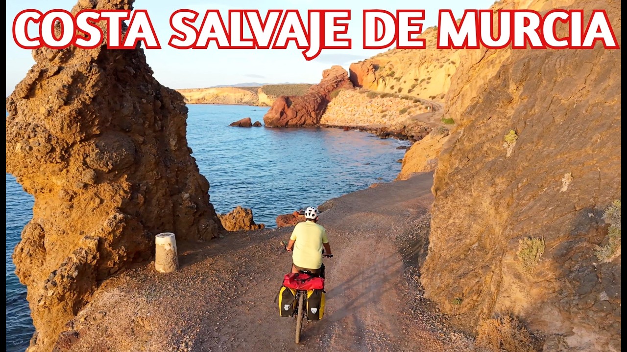 Pedaleando por la COSTA VIRGEN de la REGIÓN DE MURCIA. VECA#16 (VUELTA ESPAÑA CON ALFORJAS🚴)