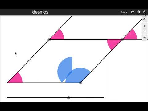 Modifiable Parallelogram: Dynamic Desmos Illustrator