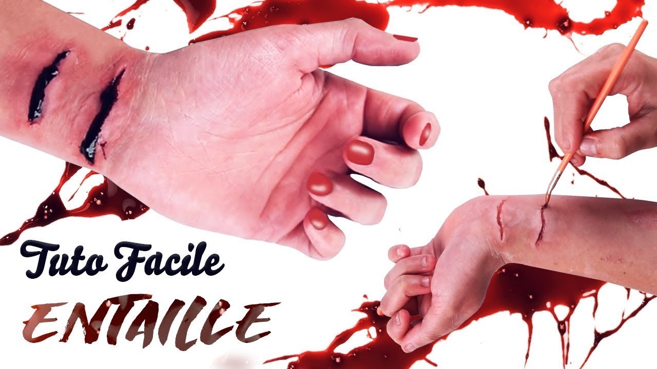 [Tutoriel] Maquillage de Coupure Facile pour Halloween 🔪🧛‍♀️