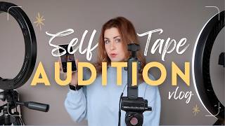 Filming a Self Tape Audition VLOG 🎥 studio set up, taking headshots, editing the final product! 