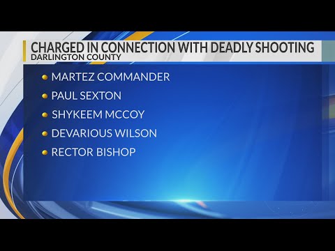 5 arrested in connection with Darlington County murder