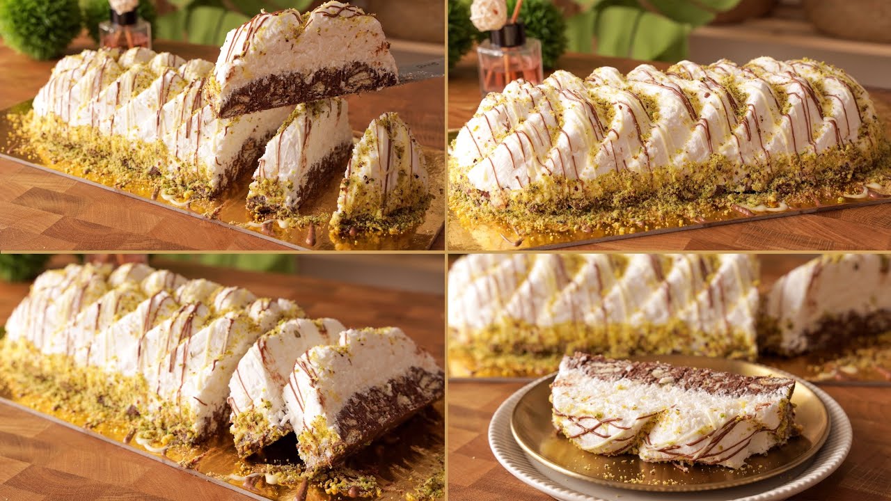 افخم كيكة بدون فرن بابسط مكونات من بيوتكم كيكة باردة طعمها خياااال