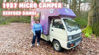 Tour My 1987 Micro Camper Van  Bedford Bambi