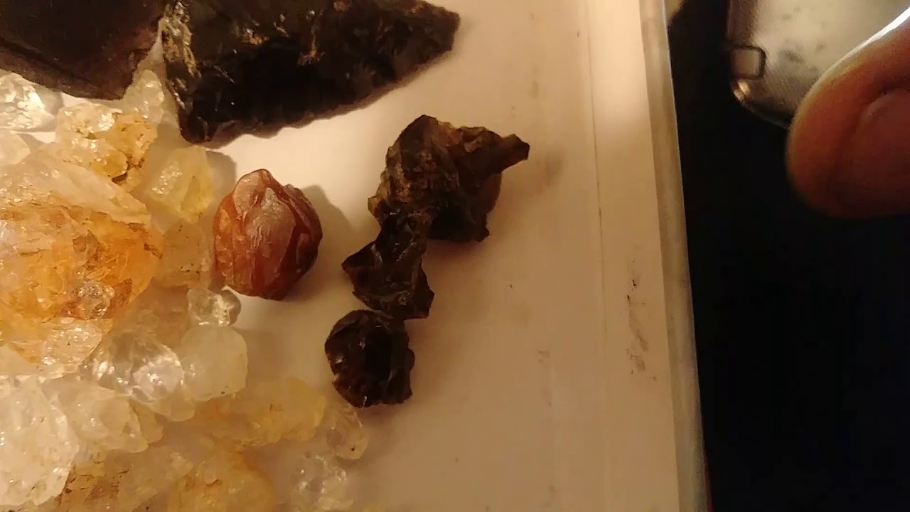 Neotocite ? Clear lake diamonds - YouTube