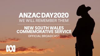 New South Wales service - Anzac Day 2020 | LIVE STREAM | ABC Australia