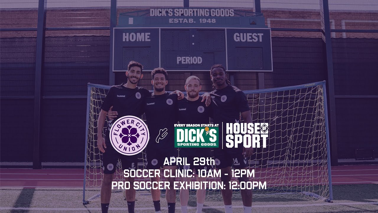 Dick's Sports Goods House of Sport Union Soccer Clinic 4/29/23 YouTube