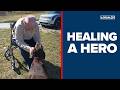 Tri-State Army veteran finds healing with rescue dog Cookie through local nonprofit