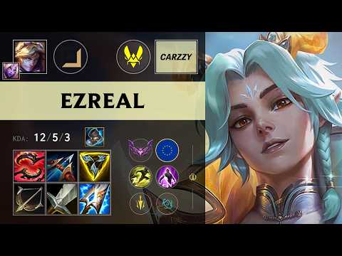 (VIT Carzzy) Ezreal ADC vs Lux - EUW Master Patch 26.12