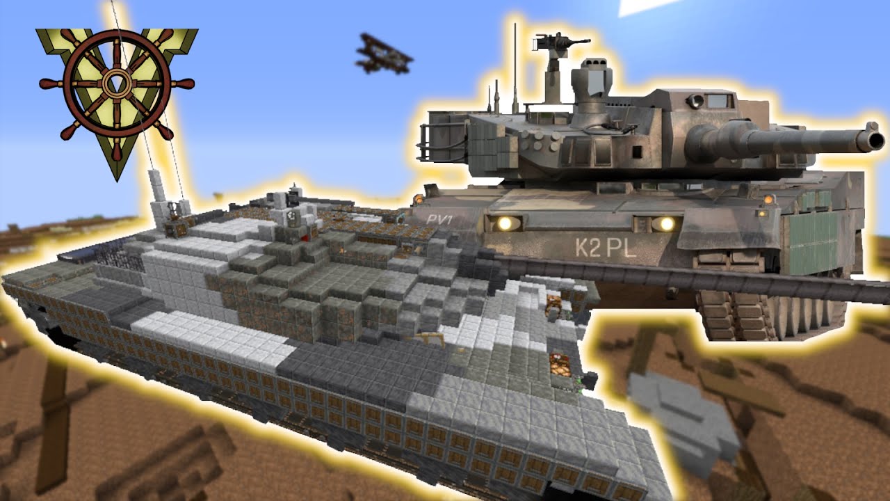 The Best Modern Battle Tank in Minecraft! | VS: Clockwork Showcase ...