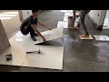 Bedroom Floor Construction With Easy Ceramic Tiles