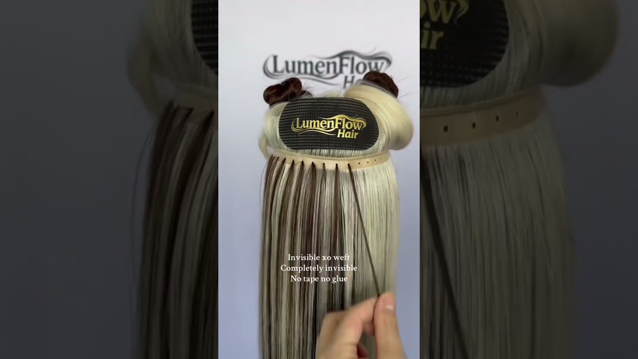 How to install the invisible xo weft ? Join us to get more tips of hair❤️‍🔥