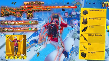 OMG! 😍 NEW BEST LOOT GAMEPLAY in FROSTY FUNLAND MODE 🥶PUBG MOBILE - BGMI SAMSUNG S4,S5,S6,S7,S8,S9