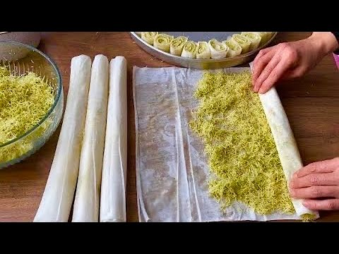 ❗️En Kolay Baklava????5 Dakikada Hazır Baklavalık Yufkadan Kadayıflı Sarma Baklava Nasıl Yapılır ❗️En Kolay Baklava????5 Dakikada Hazır Baklavalık Yufkadan Kadayıflı Sarma Baklava Nasıl Yapılır