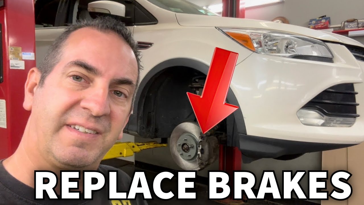 How To Replace Front Brakes (2013-2019) Ford Escape (SAVE MONEY) - YouTube
