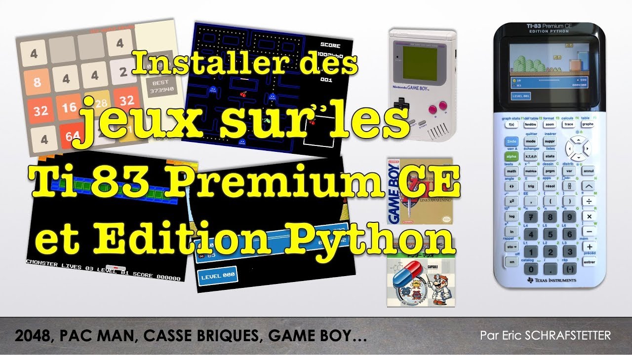 Jeux Ti 83 Premium Ce Edition Python