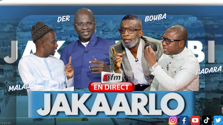 🚨🚨TFM LIVE  : JAKAARLO BI avec Pape Abdoulaye DER et sa team - 04 avril 2025