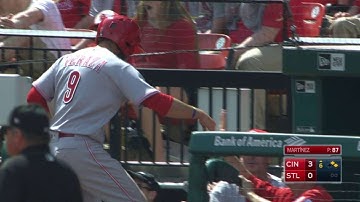 CIN@STL: Duvall drives in Peraza with an RBI single