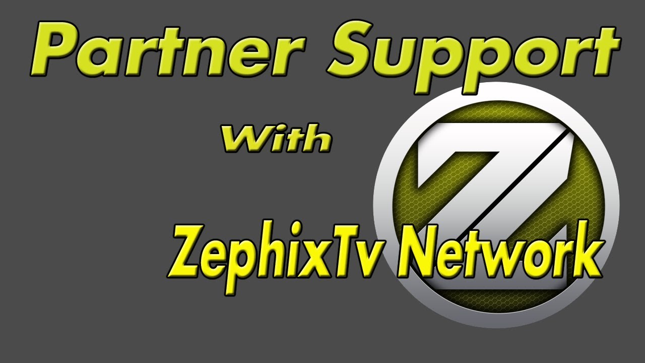 ⓩ-Partner Support with ZephixTv How to create Custom Thumbnail ft.TheyCallMeRabbit-ZTv→