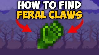 Terraria How To Get Feral Claws Terraria Feral Claws Seed 1.4.4.9
