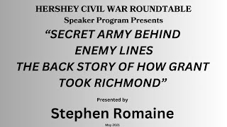 Secret Army behind Enemy Lines- Presented by Steve Romaine