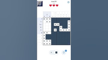 Nonogram Level 20 #nonogram #gaming #shorts