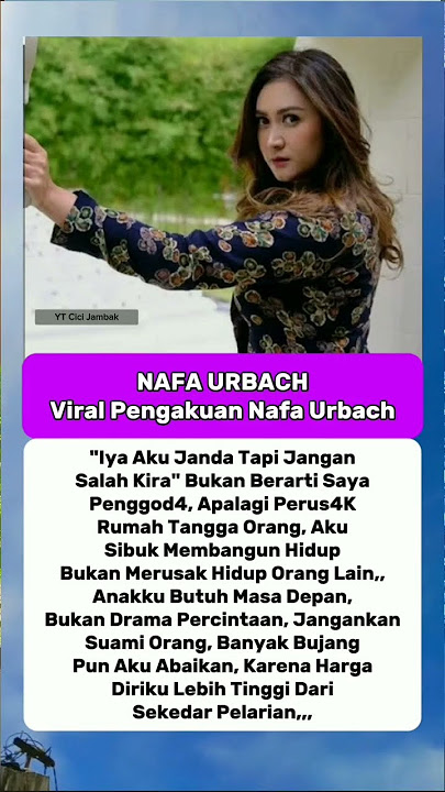 Viral Pengakuan Nafa Urbach #shortsviral #shorts #viral #fypシ゚viral #artist #viralvideo #viralshorts