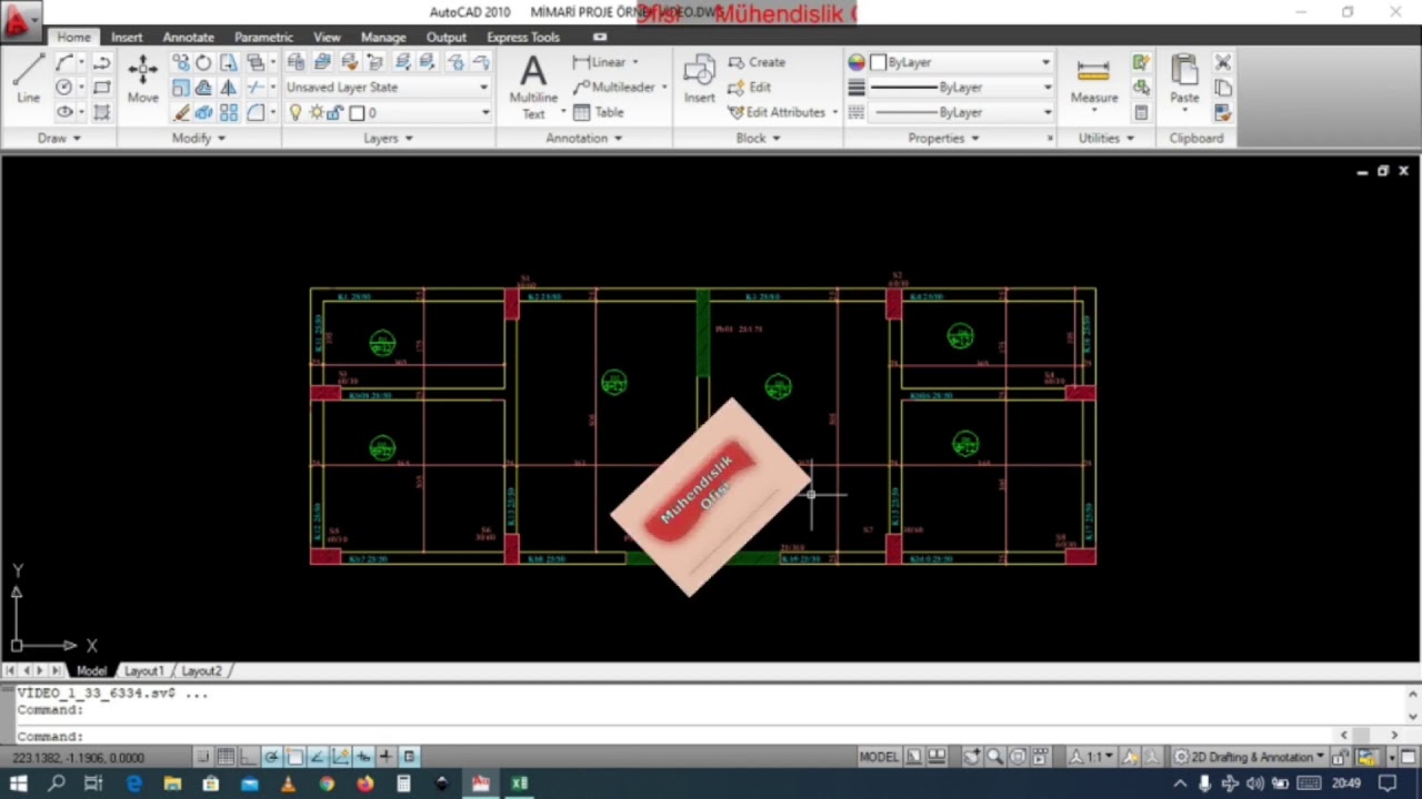 Mühendislik Ofisi!! - Kolon beton metrajı nasıl çıkarılır?
