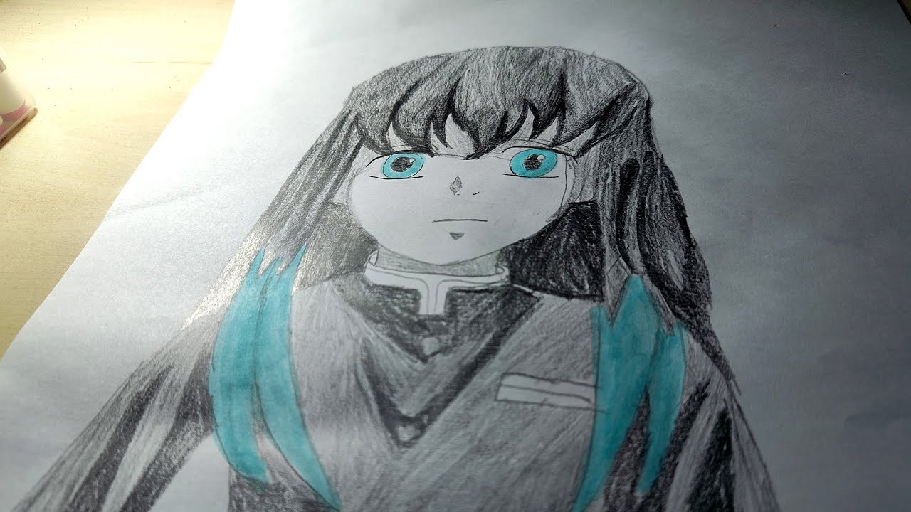 How To Draw Tokito Muichiro | Cómo dibujar Tokito Muichiro - Easy anime ...