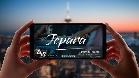 Write-On Brush Text Effect-KineMaster Tutorial