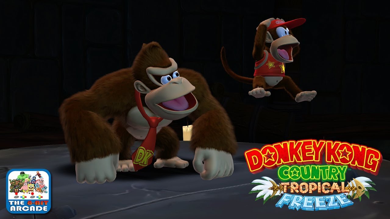 games people play Donkey Kong Country: Tropical Freeze - Don't Smash Bananas in front of DK (Switch Gameplay)