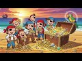 A Contar Piratas   Counting Gold Coins Song   Bilingual nursery rhymes &amp; counting songs