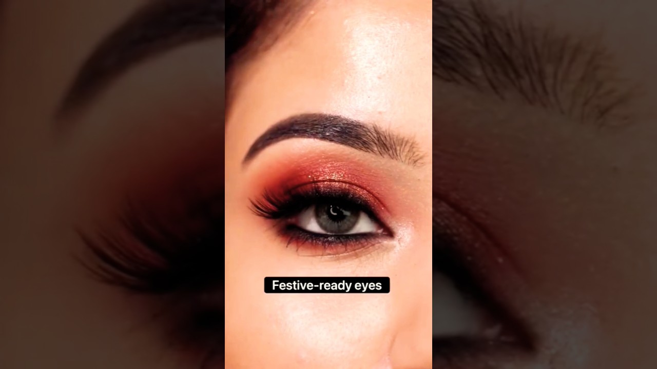 Neon & Orange Eye Makeup Trend | Pop of Color Tutorial 2025