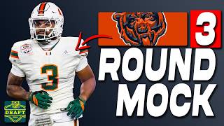 Chicago Bears - 3 Round Mock Draft (2026 NFL Draft)
