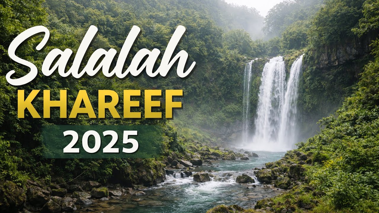 Salalah Khareef 2025 🌧️ | Rain, Waterfalls & Misty Roads | Silent Travel