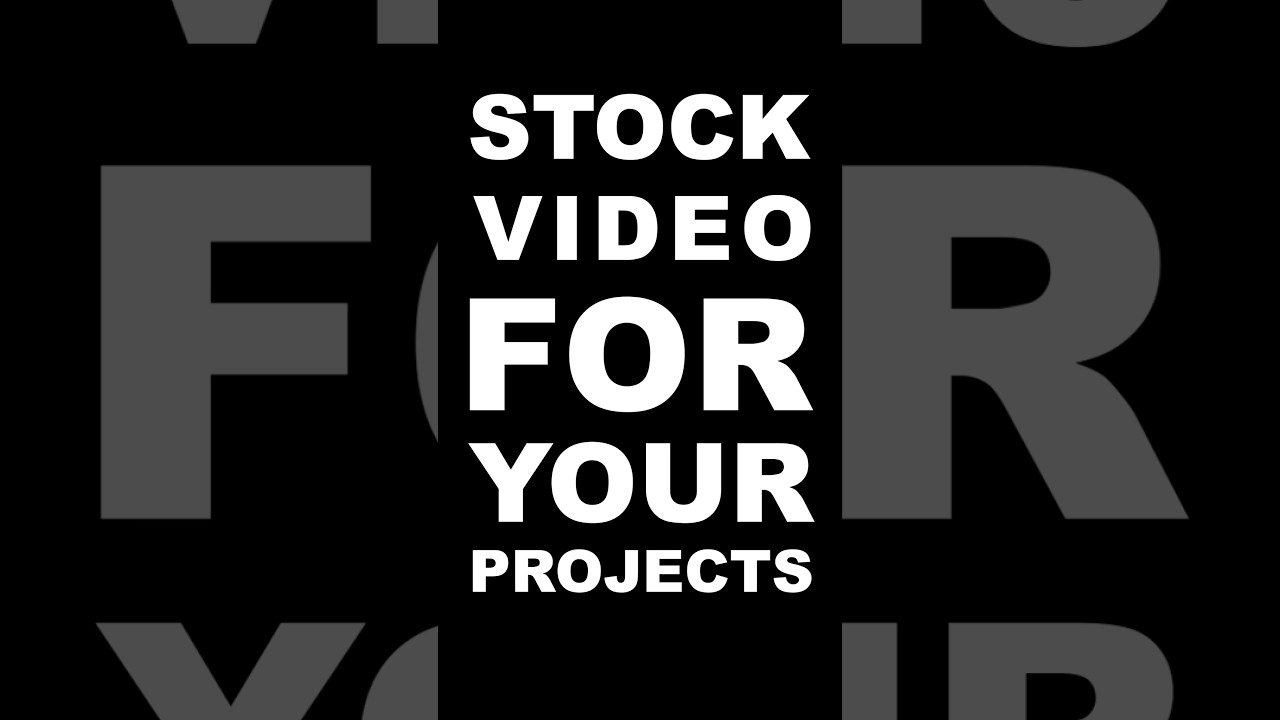 Stock video for your projects 