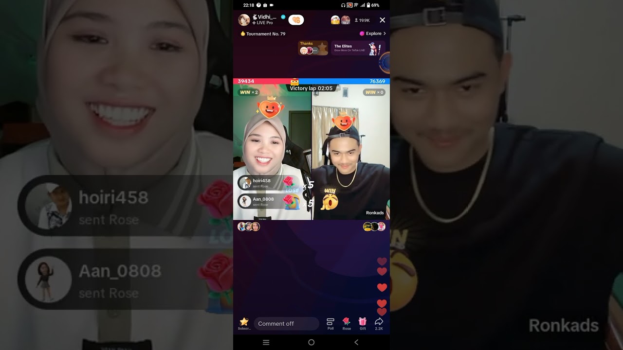 Roni sampai terkesima mendengar suara Vidhia 🥰🥰🥰🥰🥰🥰