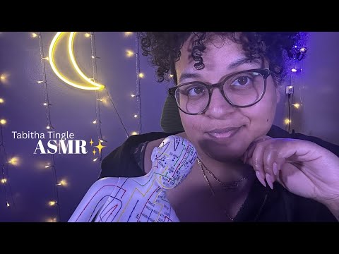 ASMR ~ acupuncture doll, inaudible whispers 