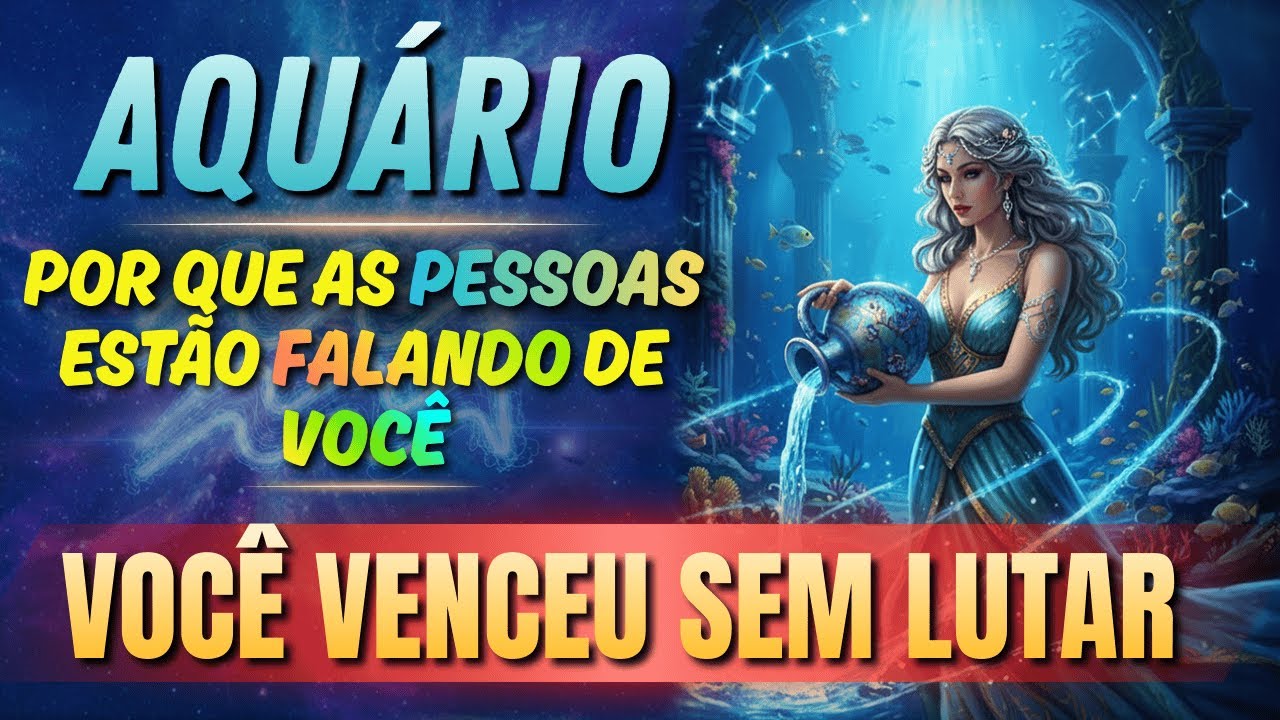 AQUÁRIO ♒ Por que você foi embora? 🛑 SEU NOME ESTÁ NA BOCA DE TODOS AGORA.