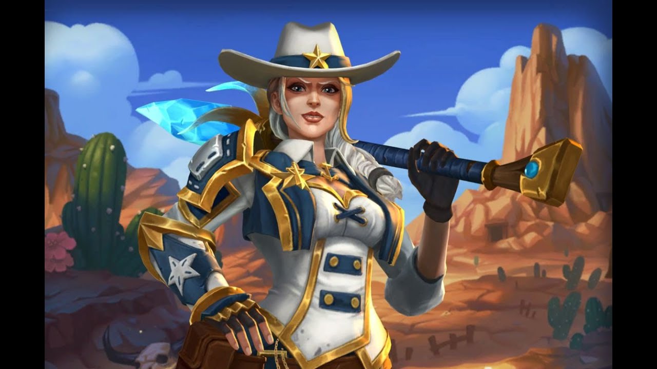 하스스톤 마법사 전설 스킨 정의의 제이나 살펴보기