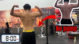 Early Morning back workout(faded asf!!)