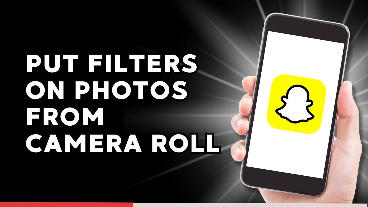 How to Put Snapchat Filters on Photos from Camera Roll - YouTube