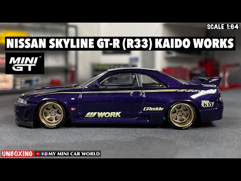 ミニカー NISSAN SKYLINE GT-R R34 KAIDO WORKD Amazon.com: Skyline GT-R (R34) Kaido Works (V2 Aero) RHD