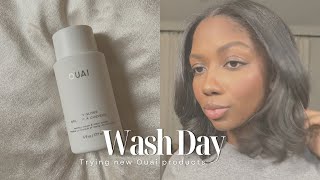 Trying the Ouai New Hair Gloss | Wash Day Routine | Niara Alexis