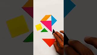 Tangram Numbers 8 #short #shorts #videoshort #puzzle #shortvideo #shortfund #number #tangram