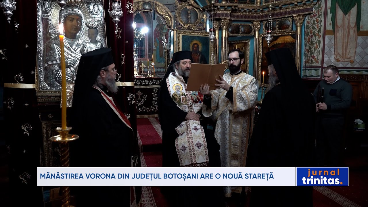 Mănăstirea Vorona din județul Botoșani are o nouă stareță